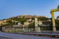 acropolis side view in summer Royalty Free Stock Photo