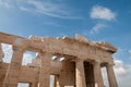 The Acropolys of Athens - propylaea Royalty Free Stock Photo