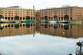 Albert dock Liverpool waterfront. Royalty Free Stock Photo