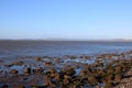 Across Morecambe bay from Hest Bank shore Royalty Free Stock Photo