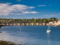 Across the mouth of the River Tweed, the Old Bridge front, the Royal Tweed Bridge and the Royal Border Bridge back