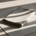 Across the surface and the napkin, adding depth and texture to the composit Royalty Free Stock Photo