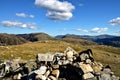 Across the valleys and fells to Skiddaw Royalty Free Stock Photo