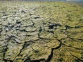 Dry soil. Waterless lands. Royalty Free Stock Photo