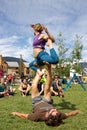 Acroyoga at the Wanderlust yoga festival in Whistler, Canada