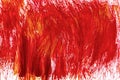 Acrylic hand drawn red abstract splash stains