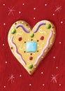 Christmas decoration - gingerbread heart