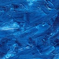 Acrylic paint background. Oil texture, creative backdrop with artistic brush strokes. Mix of blue colors. Royalty Free Stock Photo