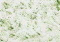 Acrylic paint in green dabbed on a sheet of paper Royalty Free Stock Photo