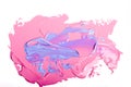 Acrylic paint isolated Royalty Free Stock Photo