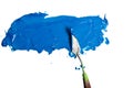 Acrylic paint isolated Royalty Free Stock Photo