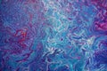 Acrylic paint texture on canvas, background. Abstract ocean- ART. Natural Luxury. Style incorporates the swirls of marble or the Royalty Free Stock Photo