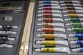 Acrylic paint tubes Royalty Free Stock Photo