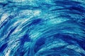 Acrylic paints background in blue tones Royalty Free Stock Photo