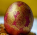 Acrylic paited Easter egg Royalty Free Stock Photo