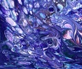 Acrylic pouring.  Multicolor colourful background Royalty Free Stock Photo