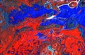 Acrylic pouring.  Multicolor colourful background Royalty Free Stock Photo