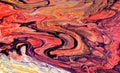 Acrylic pouring.  Multicolor colourful background Royalty Free Stock Photo