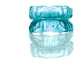 Acrylic - silicon denture-full front set Royalty Free Stock Photo