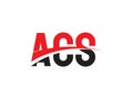 ACS Letter Initial Logo Design Vector Illustration Royalty Free Stock Photo