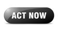 act now button. act now sign. key. push button. Royalty Free Stock Photo