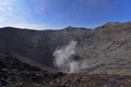 Actice volcanic crater of Mount Bromo in East Java Royalty Free Stock Photo