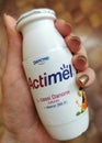 Actimel Yogurt Drink. Royalty Free Stock Photo