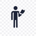 Acting class transparent icon. Acting class symbol design from P