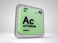 Actinium - Ac - chemical element periodic table