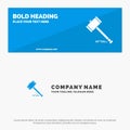 Action, Auction, Court, Gavel, Hammer, Law, Legal SOlid Icon Website Banner and Business Logo Template