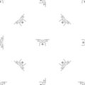 Action camera drone pattern seamless vector