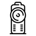 Action camera icon, outline style Royalty Free Stock Photo