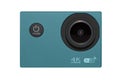 Action camera on white background Royalty Free Stock Photo