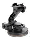 Action camera suction cup mount