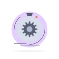 Action, fast, performance, process, speed Flat Color Icon Vector Royalty Free Stock Photo