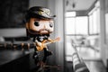 Action figure of Lemmy Kilmister from Motorhead heavy metal band Royalty Free Stock Photo