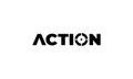 Action for focus target logo design
