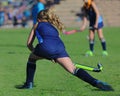 Action on the hockey field