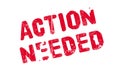 Action Needed rubber stamp