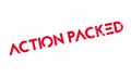 Action Packed rubber stamp