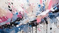 action painting, gestural abstraction, background image, generative AI