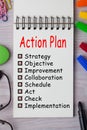 Action Plan Concept Royalty Free Stock Photo