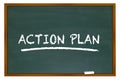 Action Plan Strategy Tactics Chalkboard