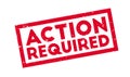 Action Required rubber stamp