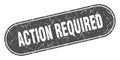 action required sign. action required grunge stamp. Royalty Free Stock Photo