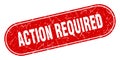 action required sign. action required grunge stamp. Royalty Free Stock Photo