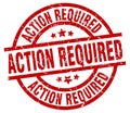 action required stamp