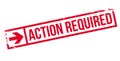 Action required stamp