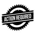 Action required stamp Royalty Free Stock Photo