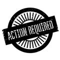 Action required stamp Royalty Free Stock Photo